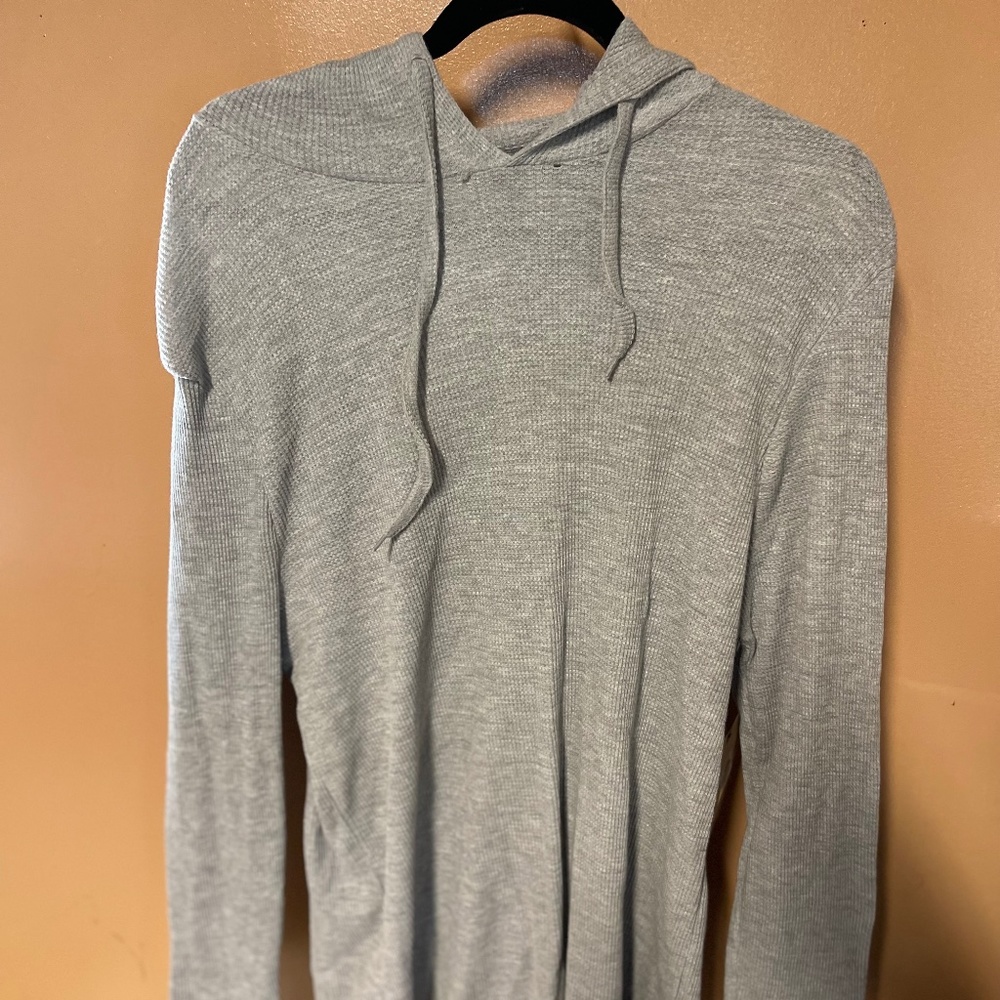 Light Grey Thin Hooded Thermal